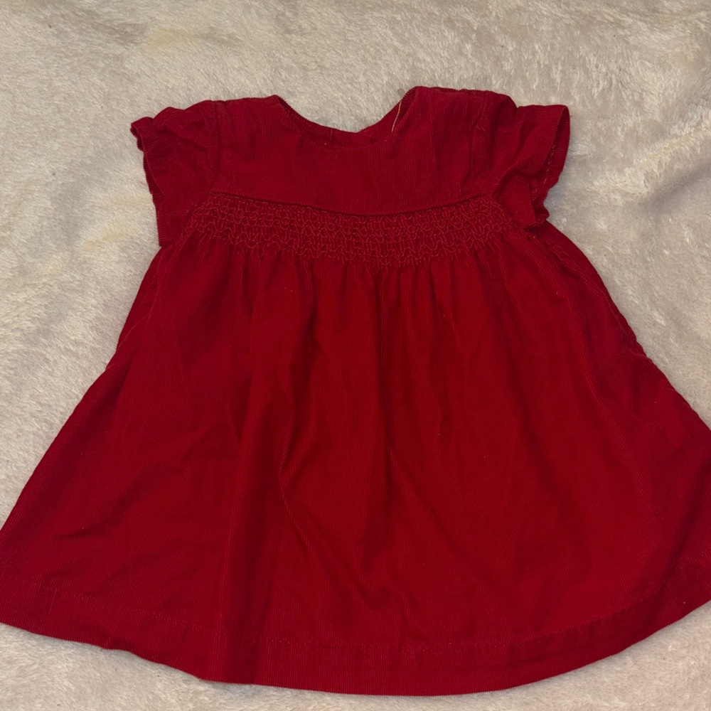 Ralph Lauren red baby dress